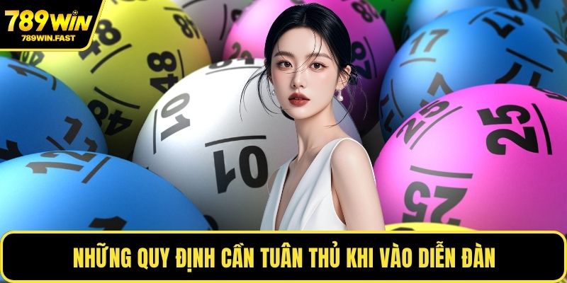Những quy định cần tuân thủ khi vào diễn đàn